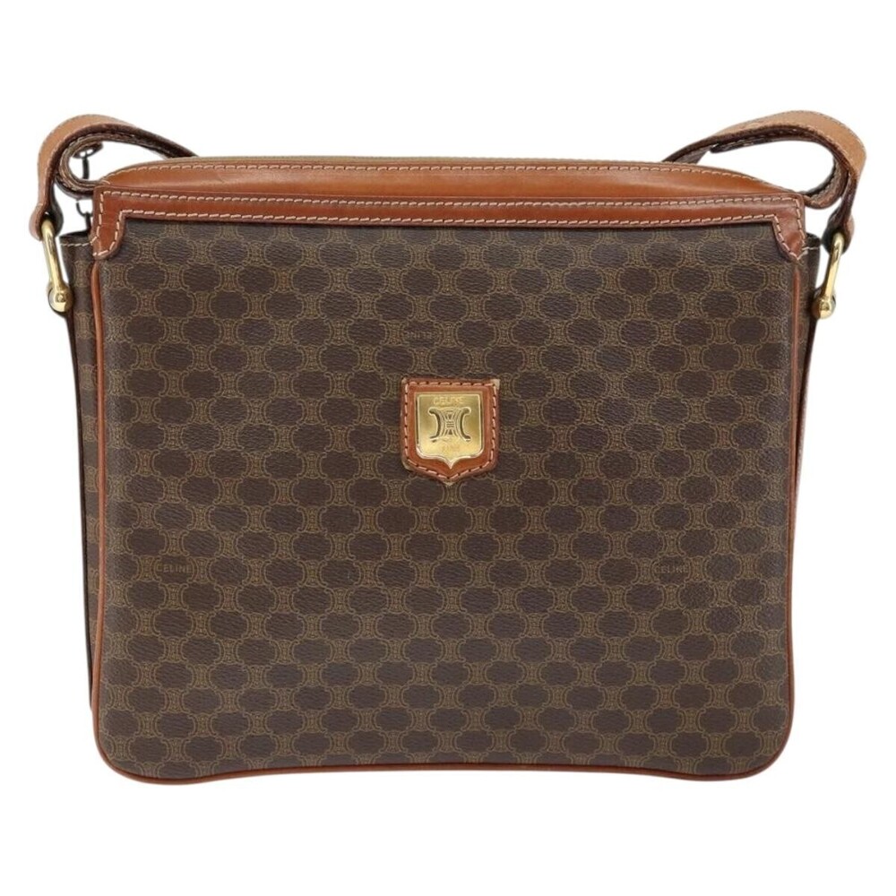 Celine Macadam Shoulder PVC Leather